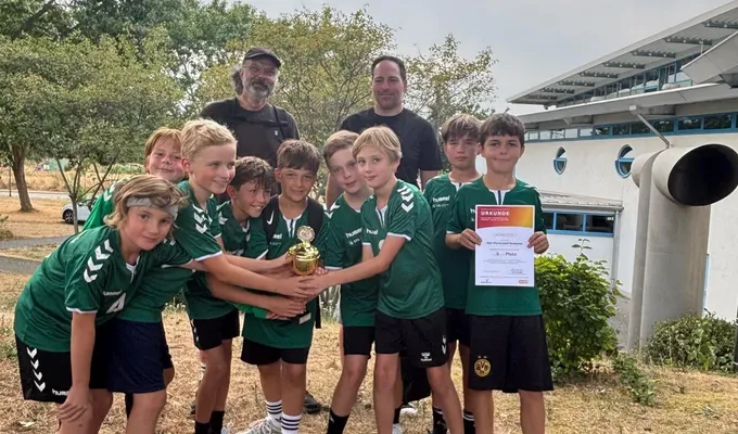 Männliche E1: Zweiter Platz beim EVM-Cup